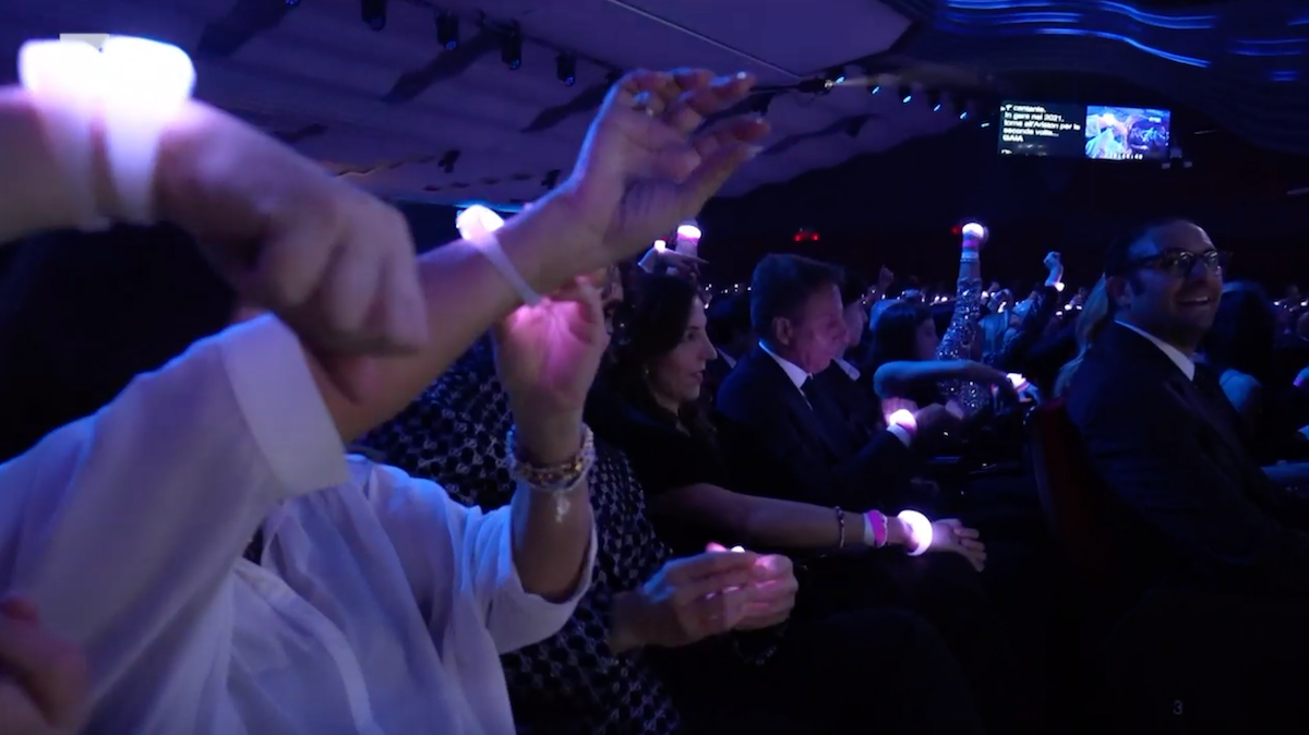 Bracciali LED BracciaLiLED al Festival di Sanremo 2025